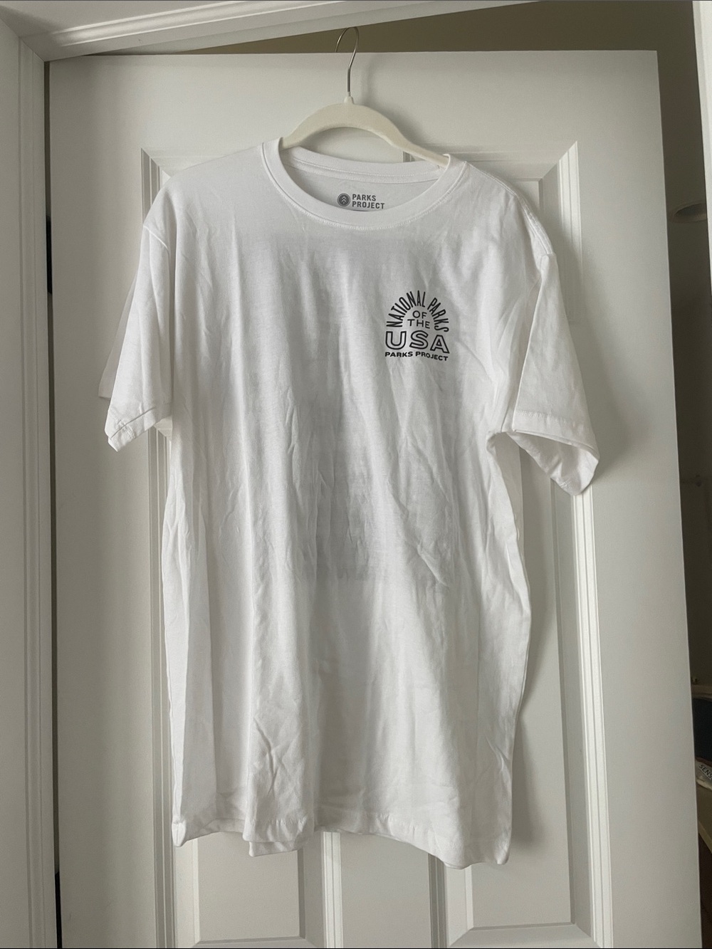 Parks Project White Short-Sleeve 'National Parks of the USA' Chest Logo Tee